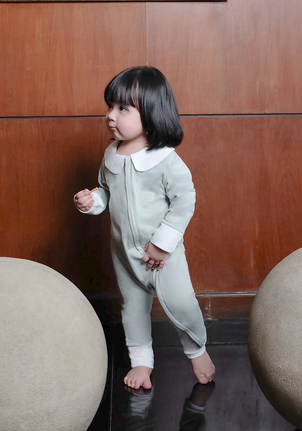 Cora Collar Sleepsuit