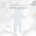 BONBEARY Louise Bamboo Cotton Sleepsuit 0-3y ( Sleepsuit Pajamas/ Baby Sleepwear)