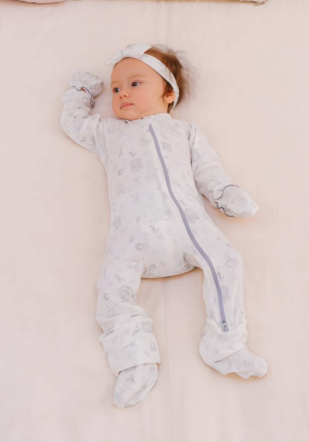Tencel™ Sleepsuit in Vintage Toys