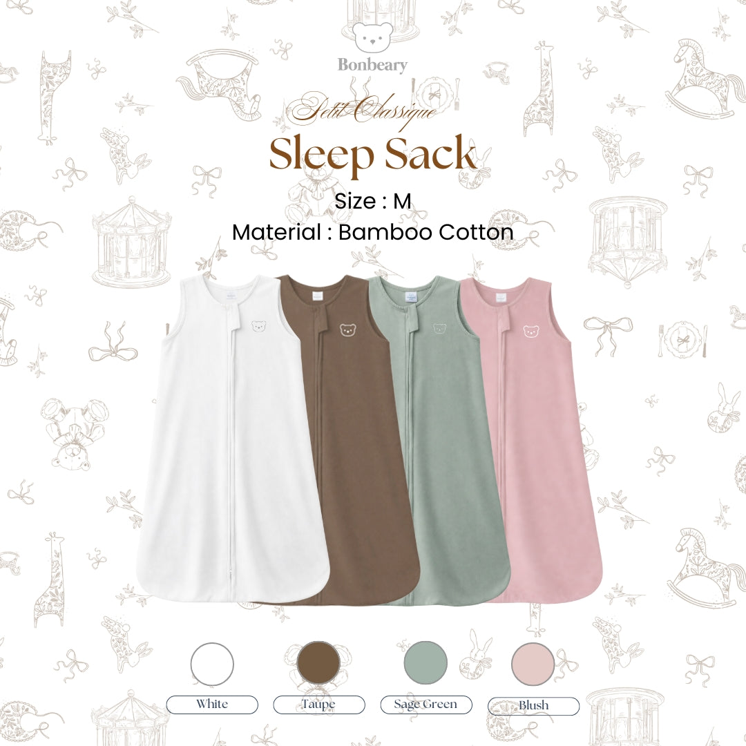 BONBEARY Bamboo Cotton Sleep Sack Newborn Toddler/ 0-3 years Instant Baby Swaddle/ Sleeping Sack/ Sleep Walker