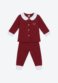 Blair Collar Pyjamas Two-Tone in Royal Maroon