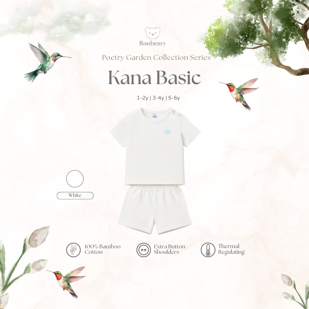 BONBEARY Kana Basic Bamboo Cotton Set 1-6yrs (Children's Clothing Children's Clothing Set/ Children's Clothing Set)
