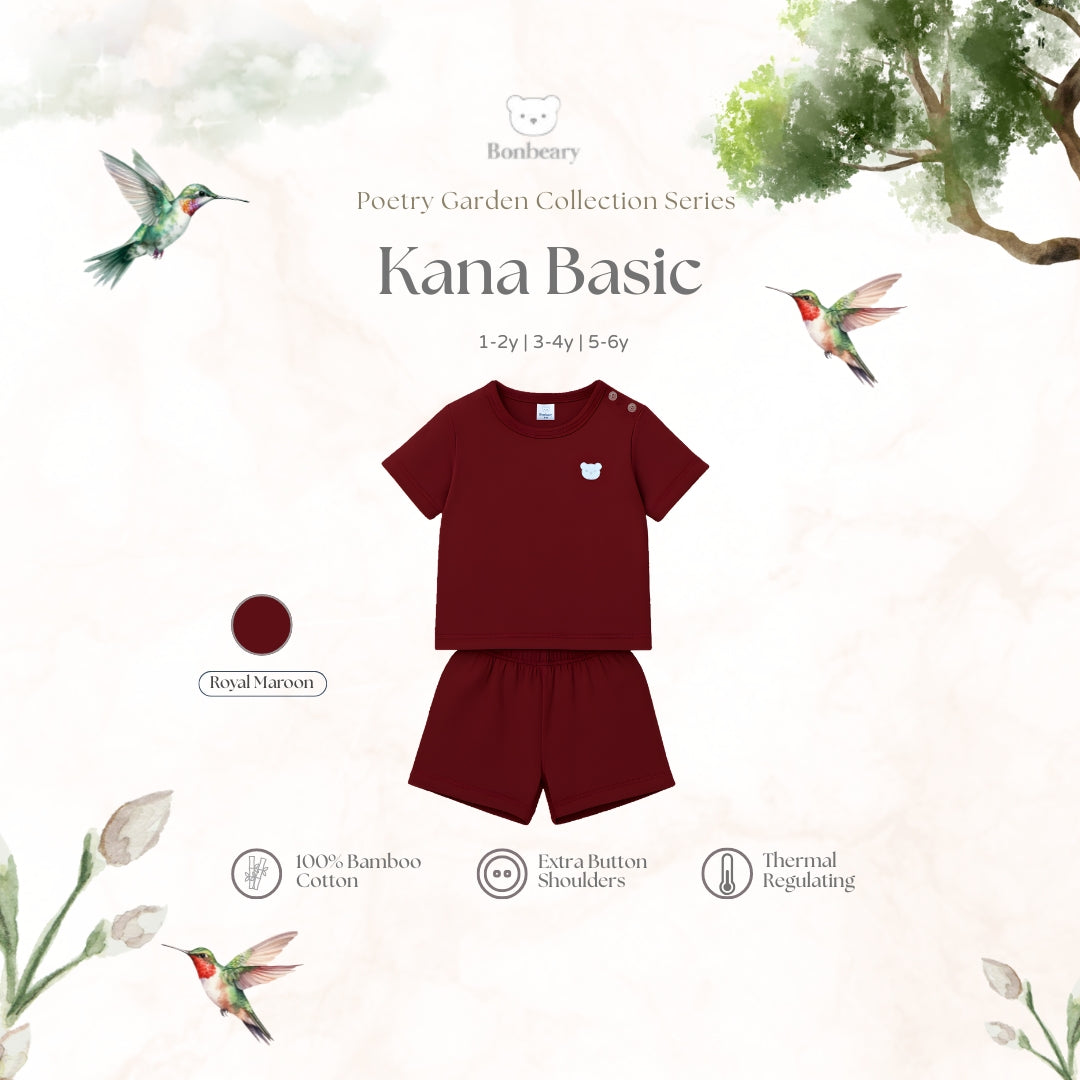 BONBEARY Kana Basic Bamboo Cotton Set 1-6yrs (Children's Clothing Children's Clothing Set/ Children's Clothing Set)
