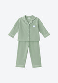Kayla Button Pyjamas in Sage