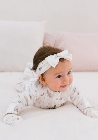 TENCEL™ Girl Bow in Little Astronaut