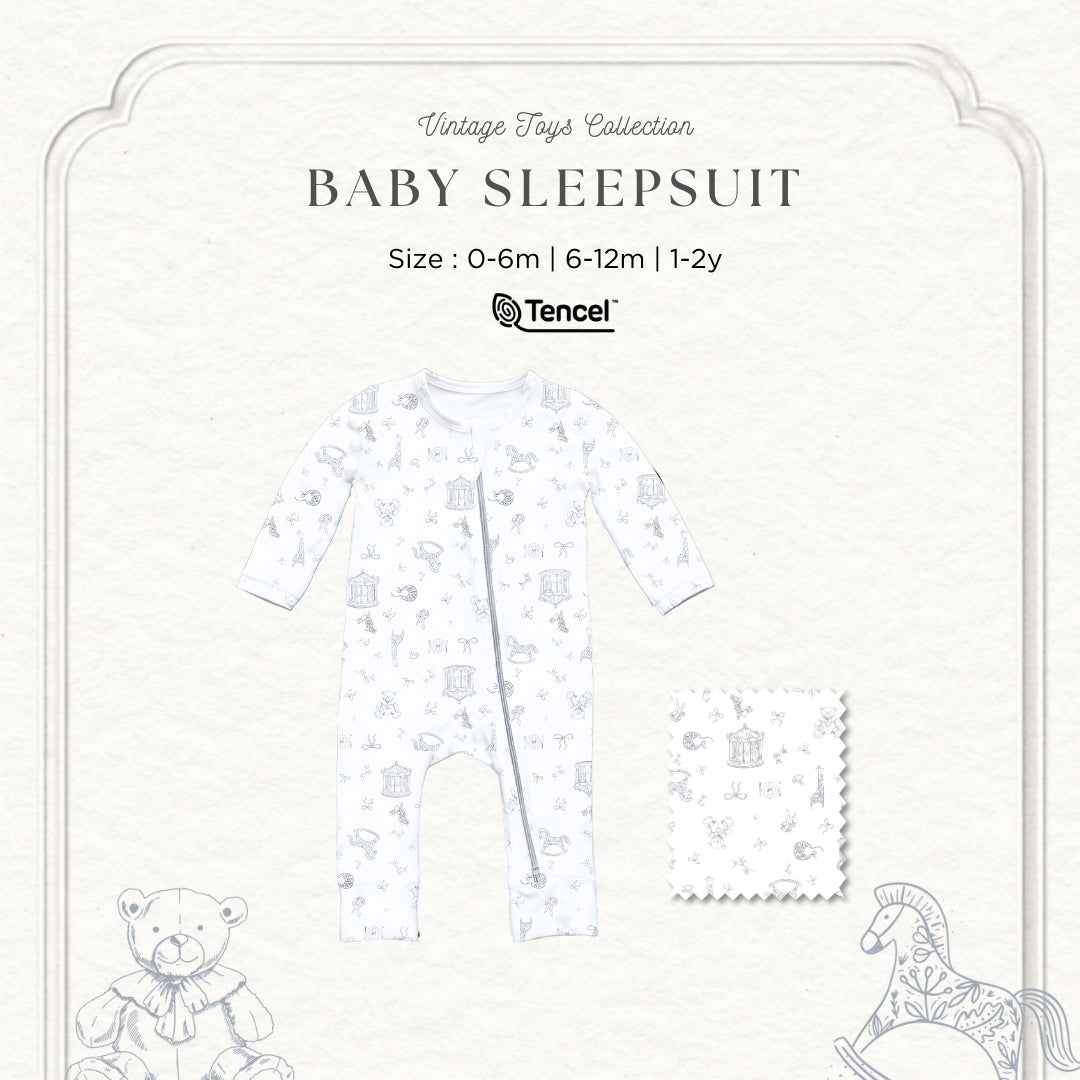 Bonbeary - Sleepsuit TENCEL™ Collection - Sleepsuit Pyjamas/ Baby Sleepwear Children's Sleepwear Set/ 0-2 Years