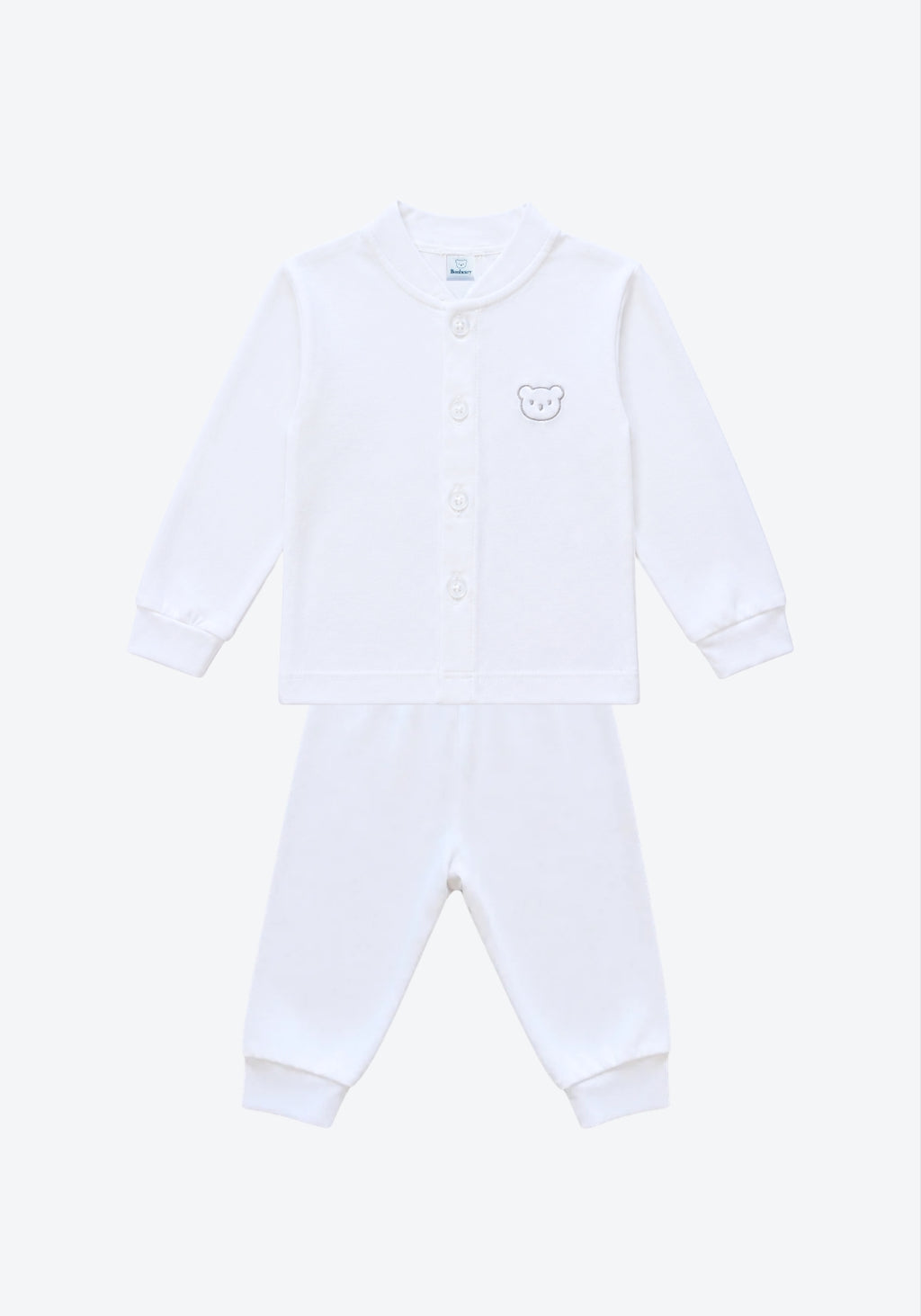 Zoe Long Pyjamas in White
