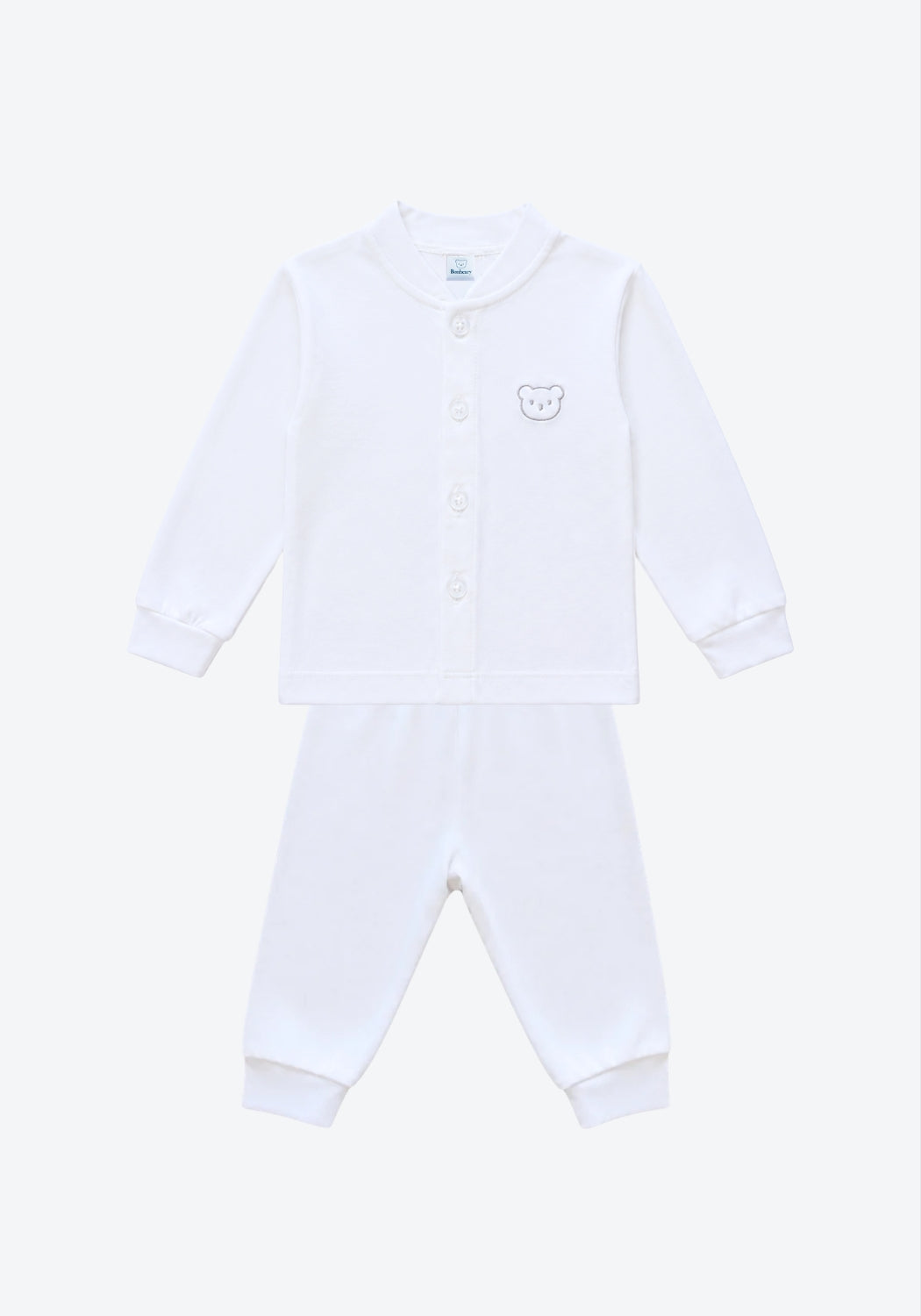 Zoe Long Pyjamas in White