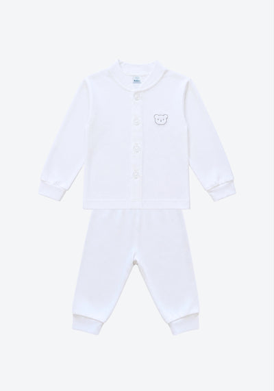 Zoe Long Pyjamas in White