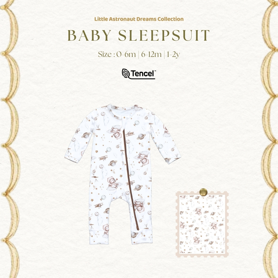 Bonbeary - Sleepsuit TENCEL™ Collection - Sleepsuit Pyjamas/ Baby Sleepwear Children's Sleepwear Set/ 0-2 Years
