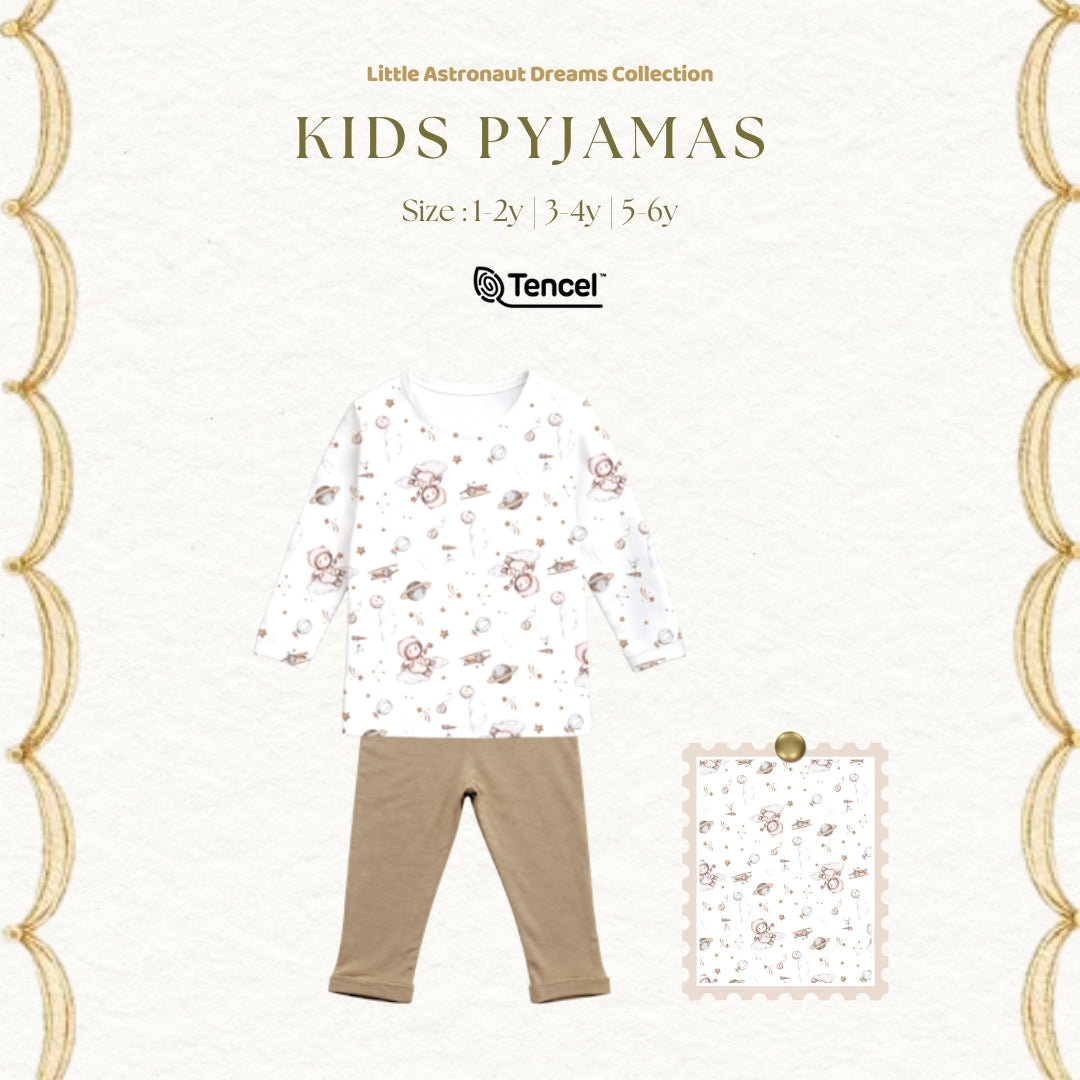 BONBEARY Kids Pyjamas TENCEL™ Collection (Children's Pajamas Children's Sleepwear/ Children's Sleepwear Set)