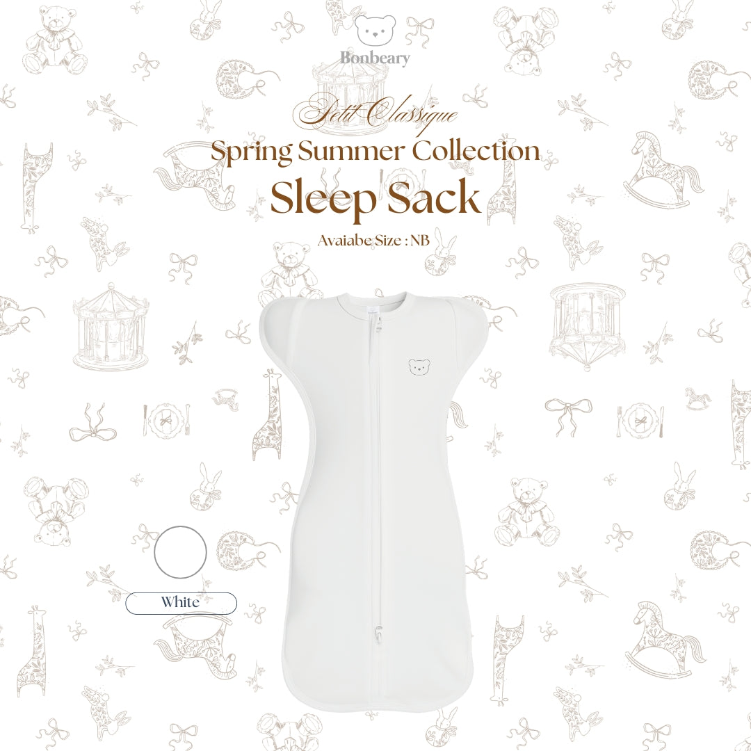 BONBEARY Bamboo Cotton Sleep Sack Newborn Toddler/ 0-3 years Instant Baby Swaddle/ Sleeping Sack/ Sleep Walker