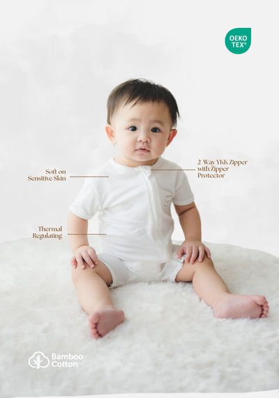 Taylor Romper in Almond