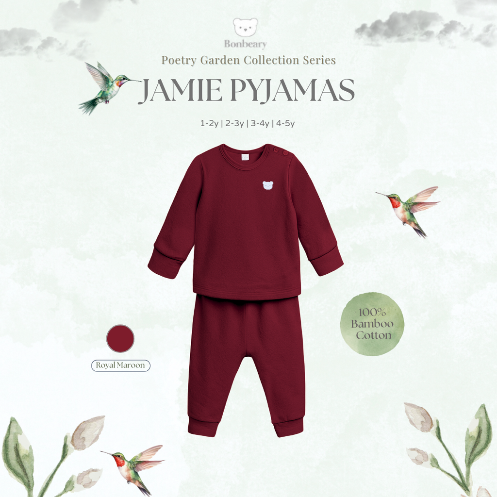 Jamie Pyjamas in Royal Maroon