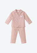 Kayla Button Pyjamas in Blush