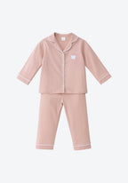 Kayla Button Pyjamas in Blush