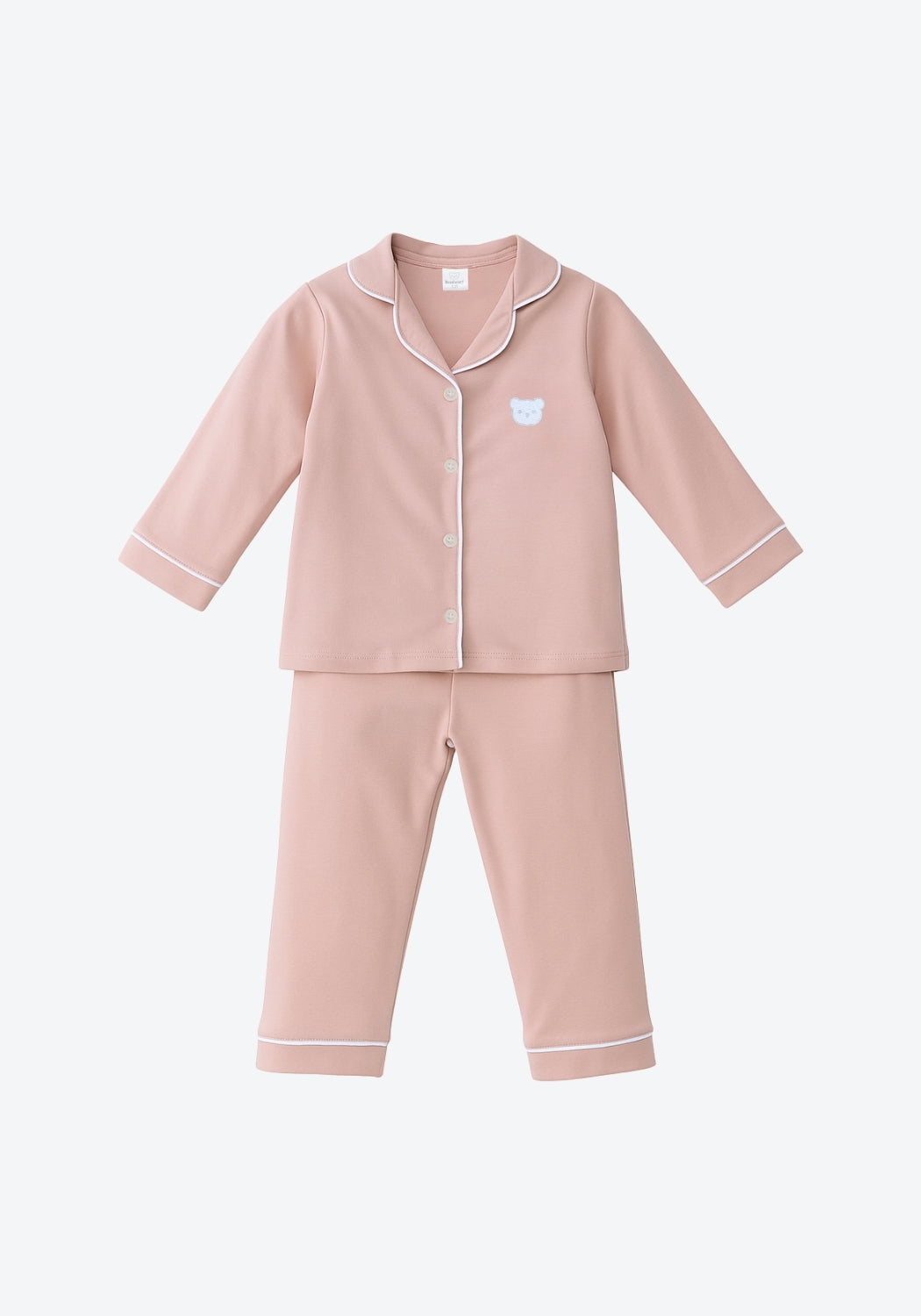 Kayla Button Pyjamas in Blush