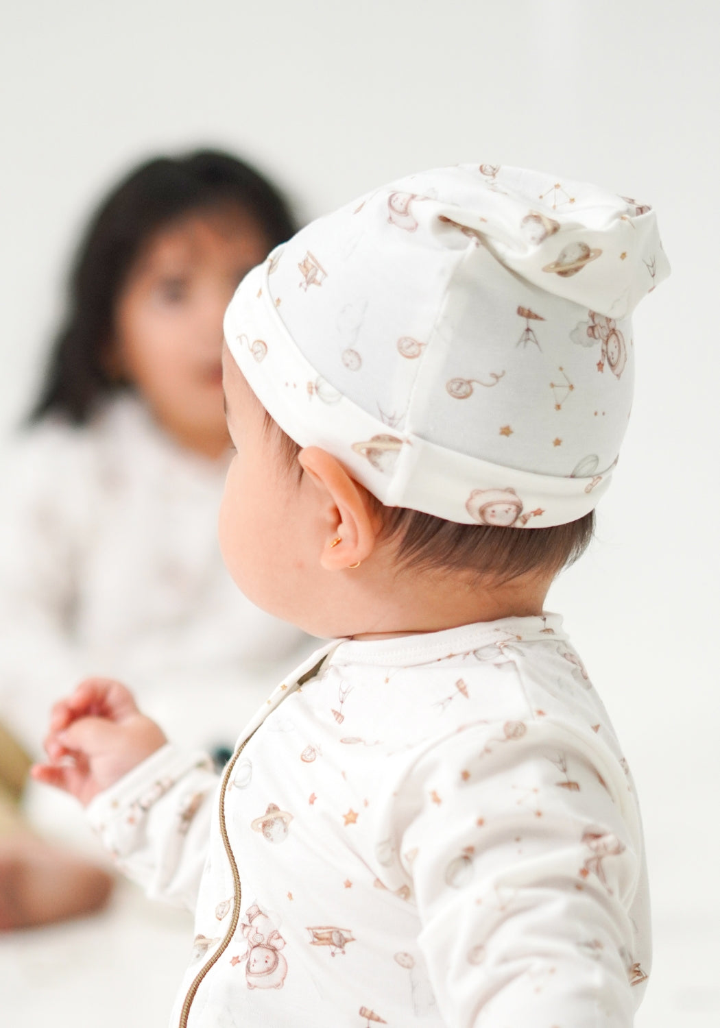 TENCEL™ Baby Hat in Little Astronaut