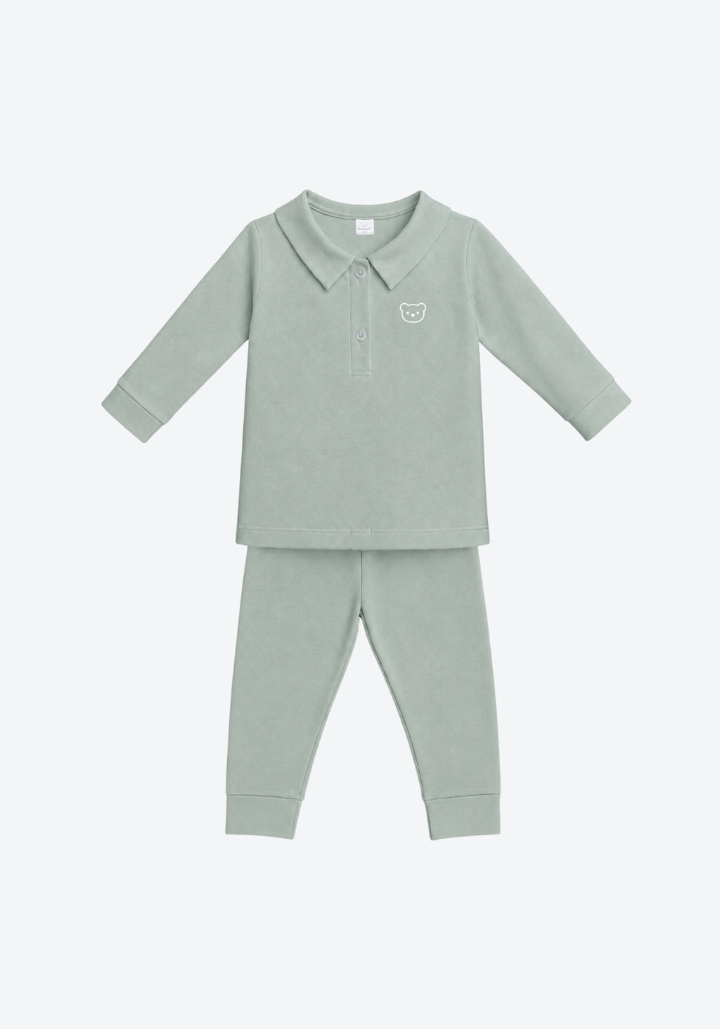Arthur Polo Pyjamas in Sage