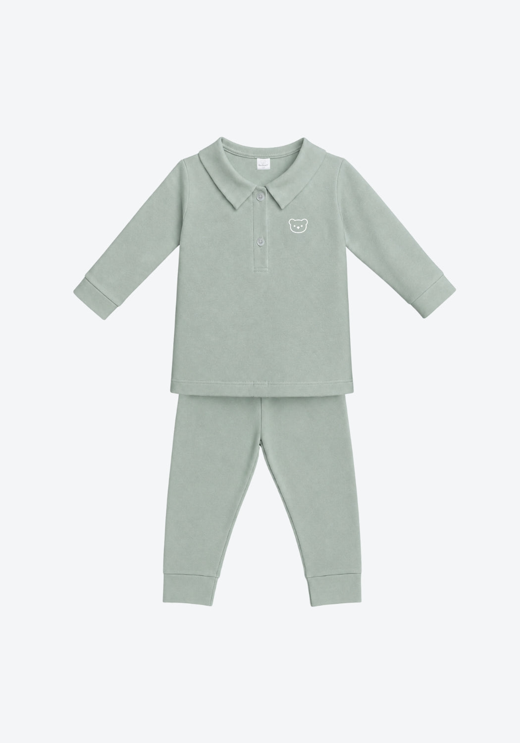 Arthur Polo Pyjamas in Sage