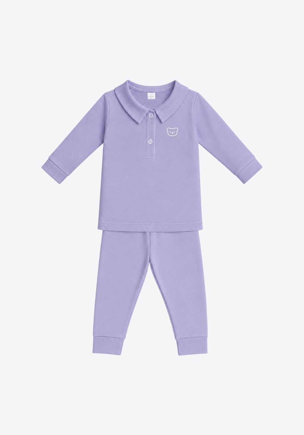 Arthur Polo Pyjamas in Sky Grey