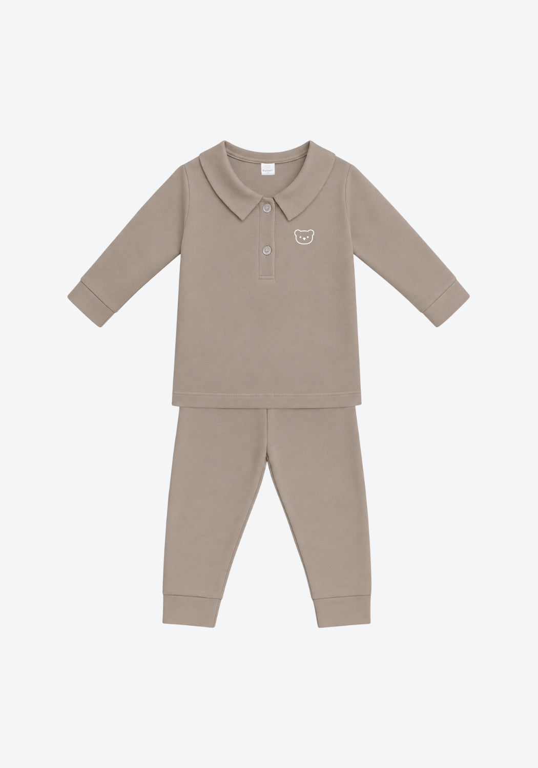 Arthur Polo Pyjamas in Taupe