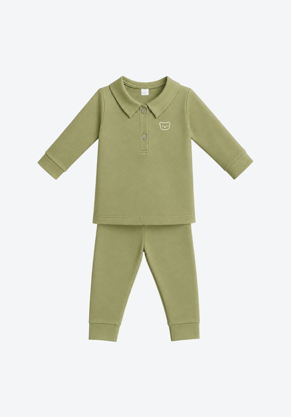Arthur Polo Pyjamas in Olive