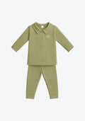 Arthur Polo Pyjamas in Olive