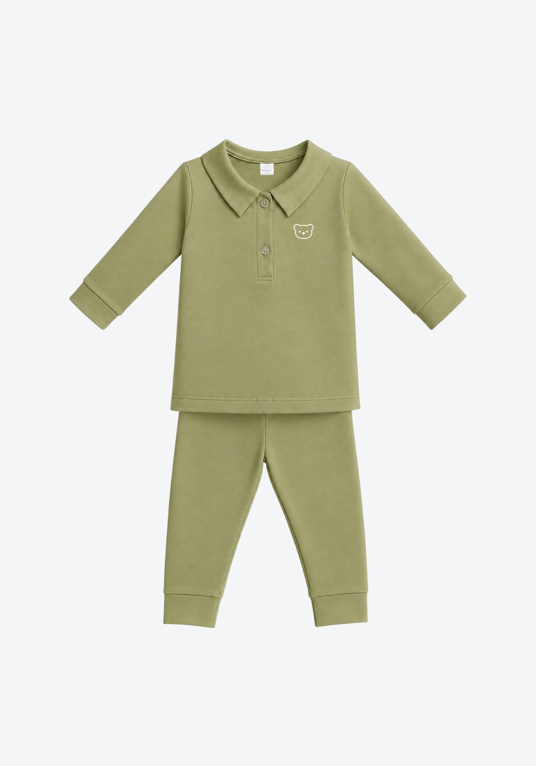 Arthur Polo Pyjamas in Olive