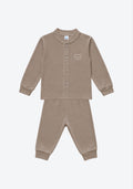 Zoe Long Pyjamas in Taupe