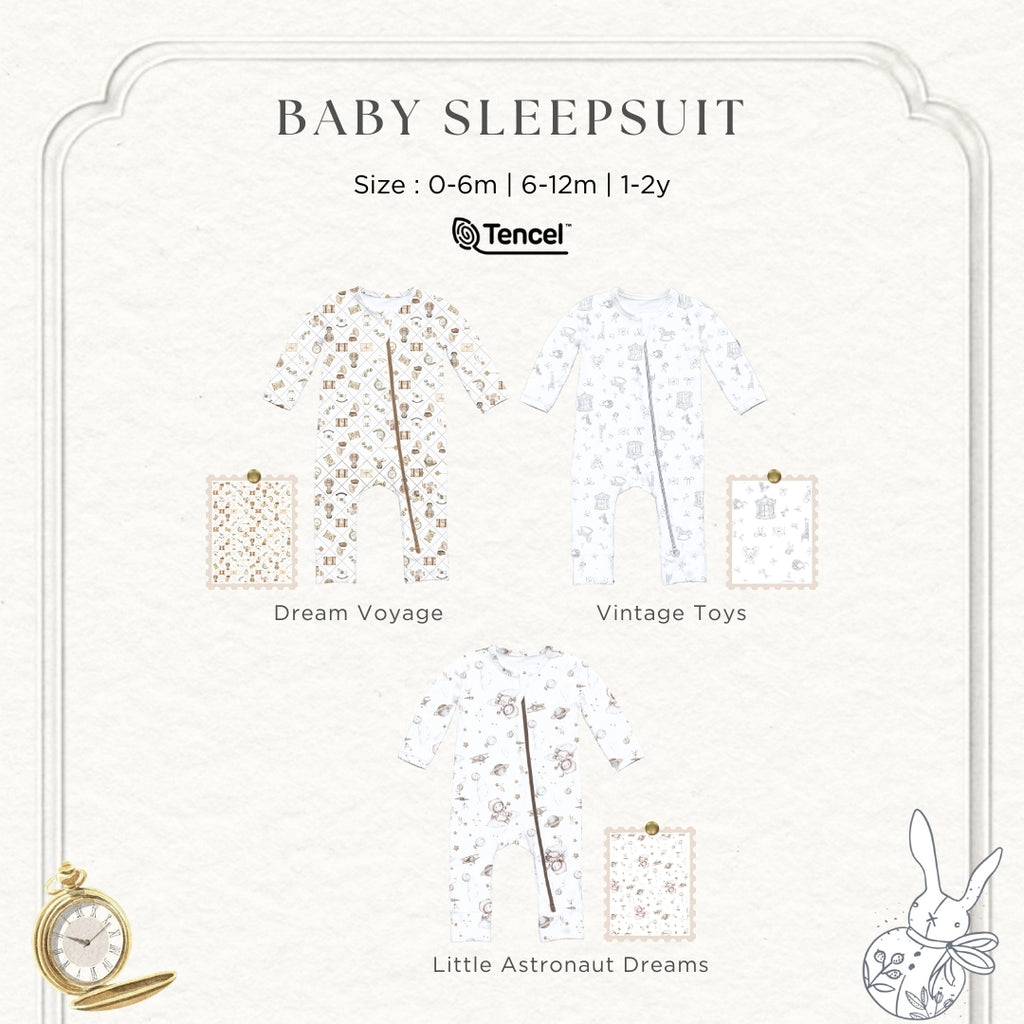 Bonbeary - Sleepsuit TENCEL™ Collection - Sleepsuit Pyjamas/ Baby Sleepwear Children's Sleepwear Set/ 0-2 Years
