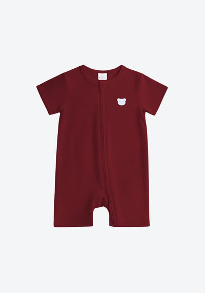 Taylor Romper in Royal Maroon