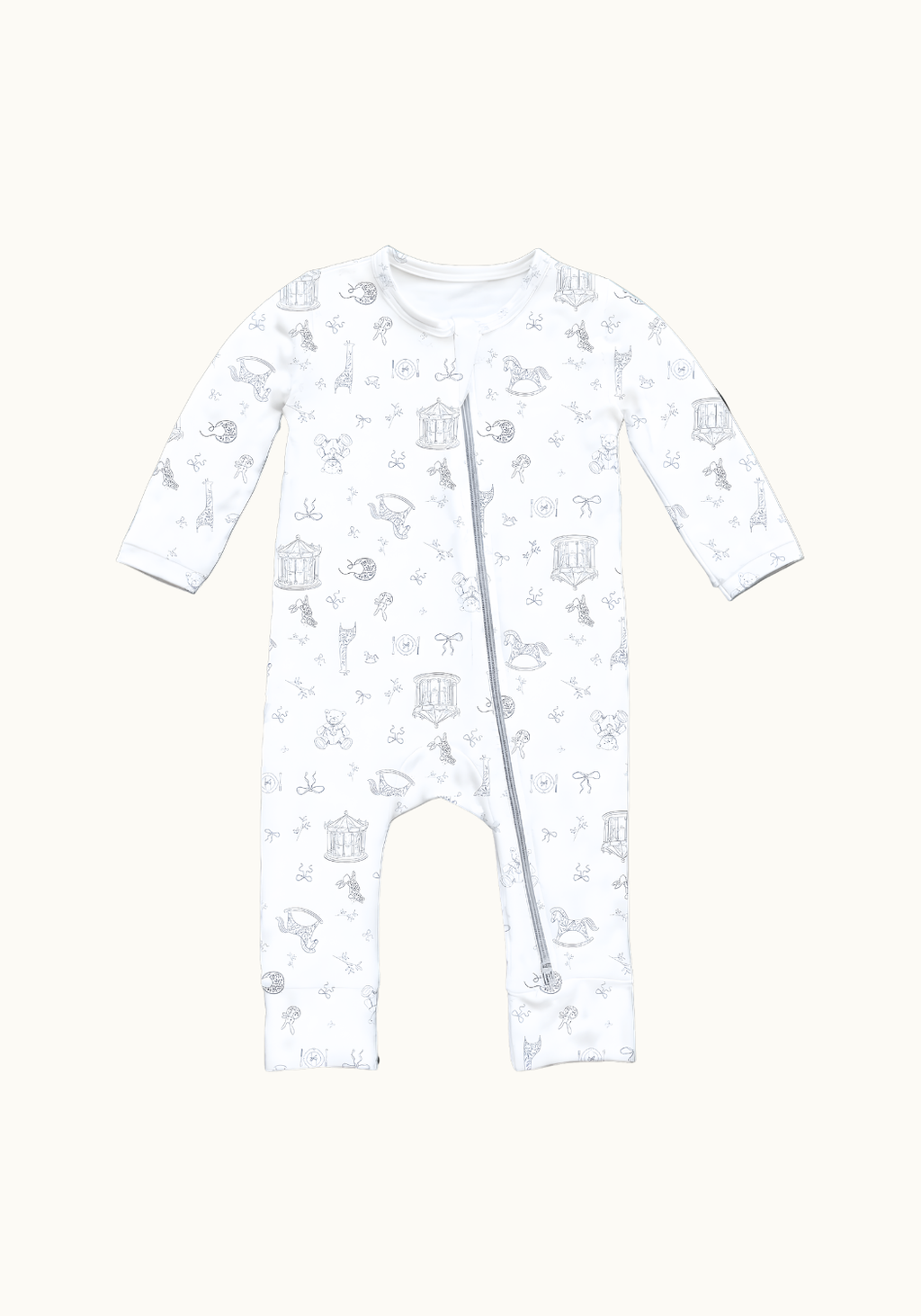 Tencel™ Sleepsuit in Vintage Toys