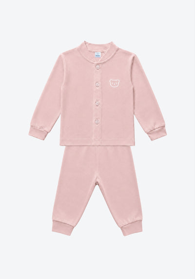 Zoe Long Pyjamas in Blush
