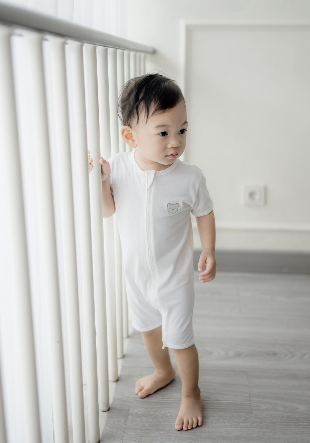 Taylor Romper in White