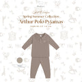 Arthur Polo Pyjamas in Taupe