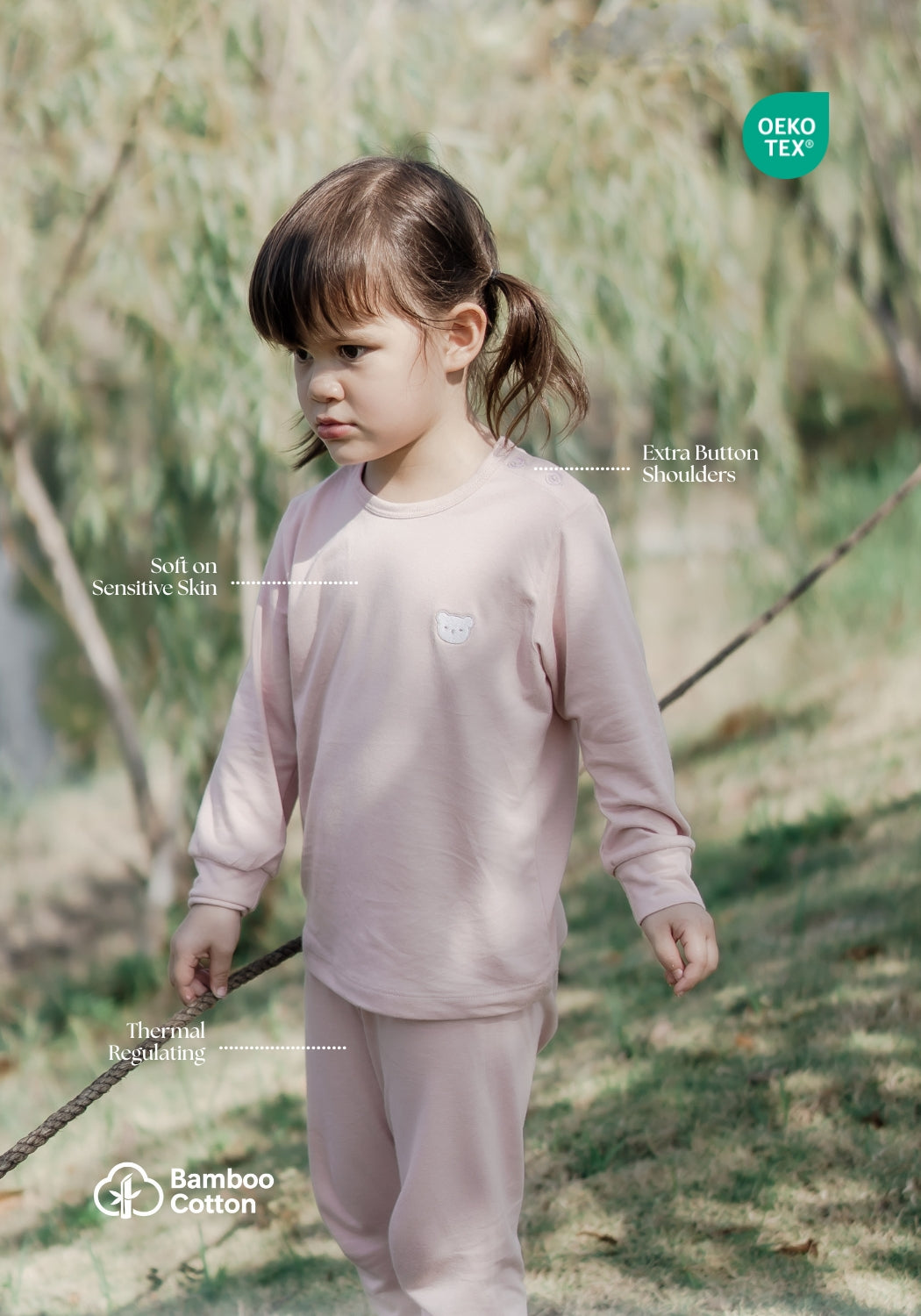 Jamie Pyjamas in Taupe