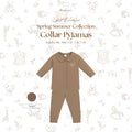 BONBEARY Bamboo Cotton Collar Pyjamas 1 - 6 years (Bamboo Cotton Children's Collar Pyjamas / Children's Sleepwear / Children's Sleepwear Sets 1 - 6 years) - Petit Classique Blair Pyjamas