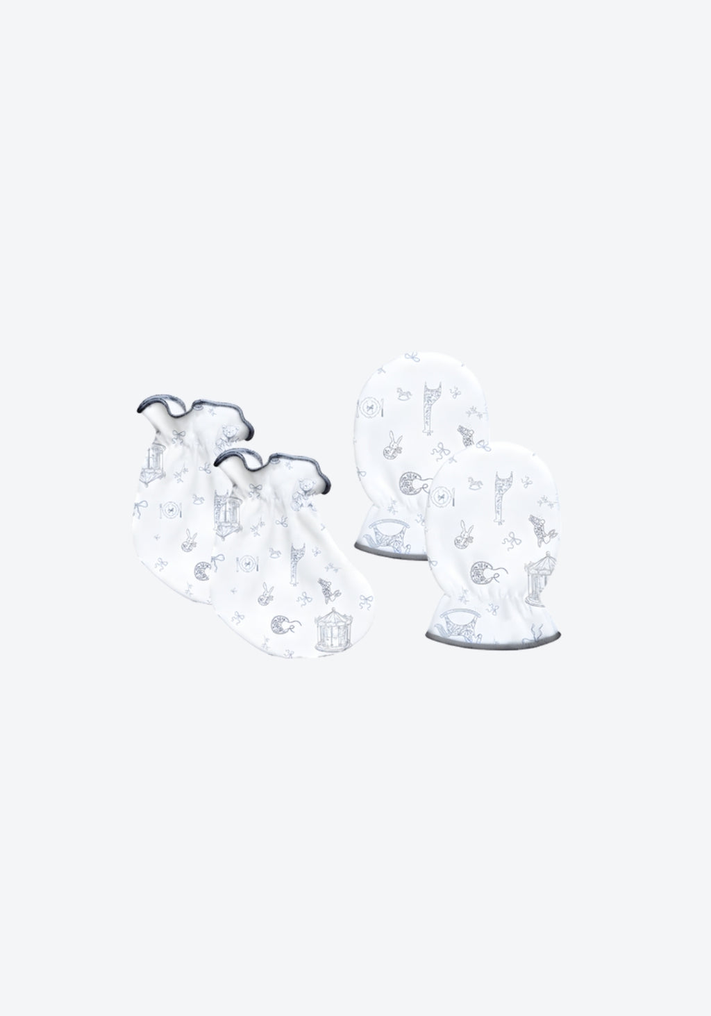 TENCEL™ Mittens Booties in Vintage Toys