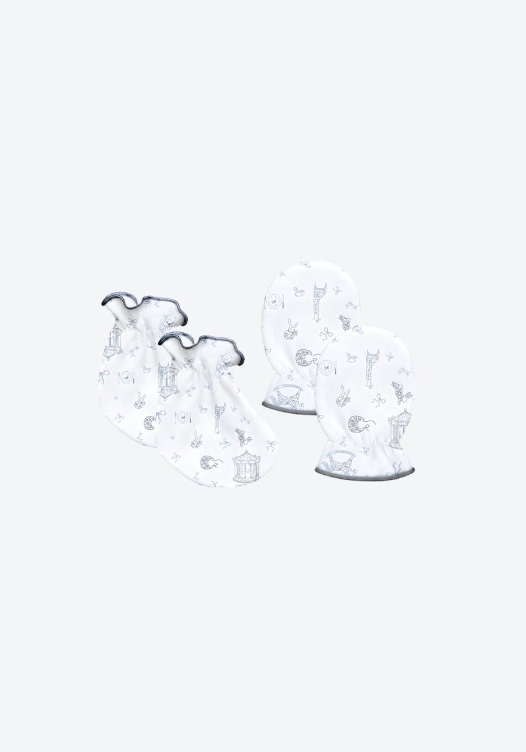 TENCEL™ Mittens Booties in Vintage Toys