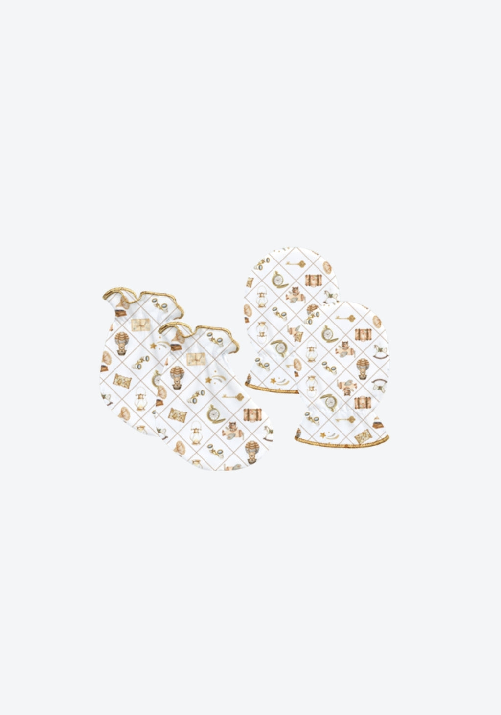 TENCEL™ Mittens Booties in Dreamy Voyage