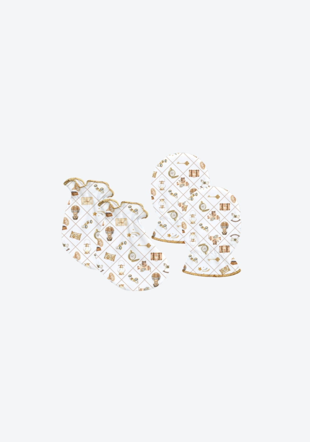 TENCEL™ Mittens Booties in Dreamy Voyage