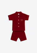 Miller Short Pyjamas in Royal Maroon