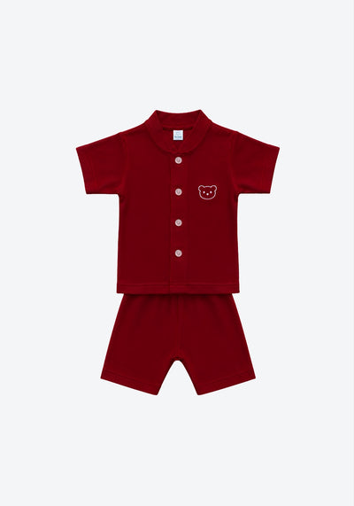Miller Short Pyjamas in Royal Maroon
