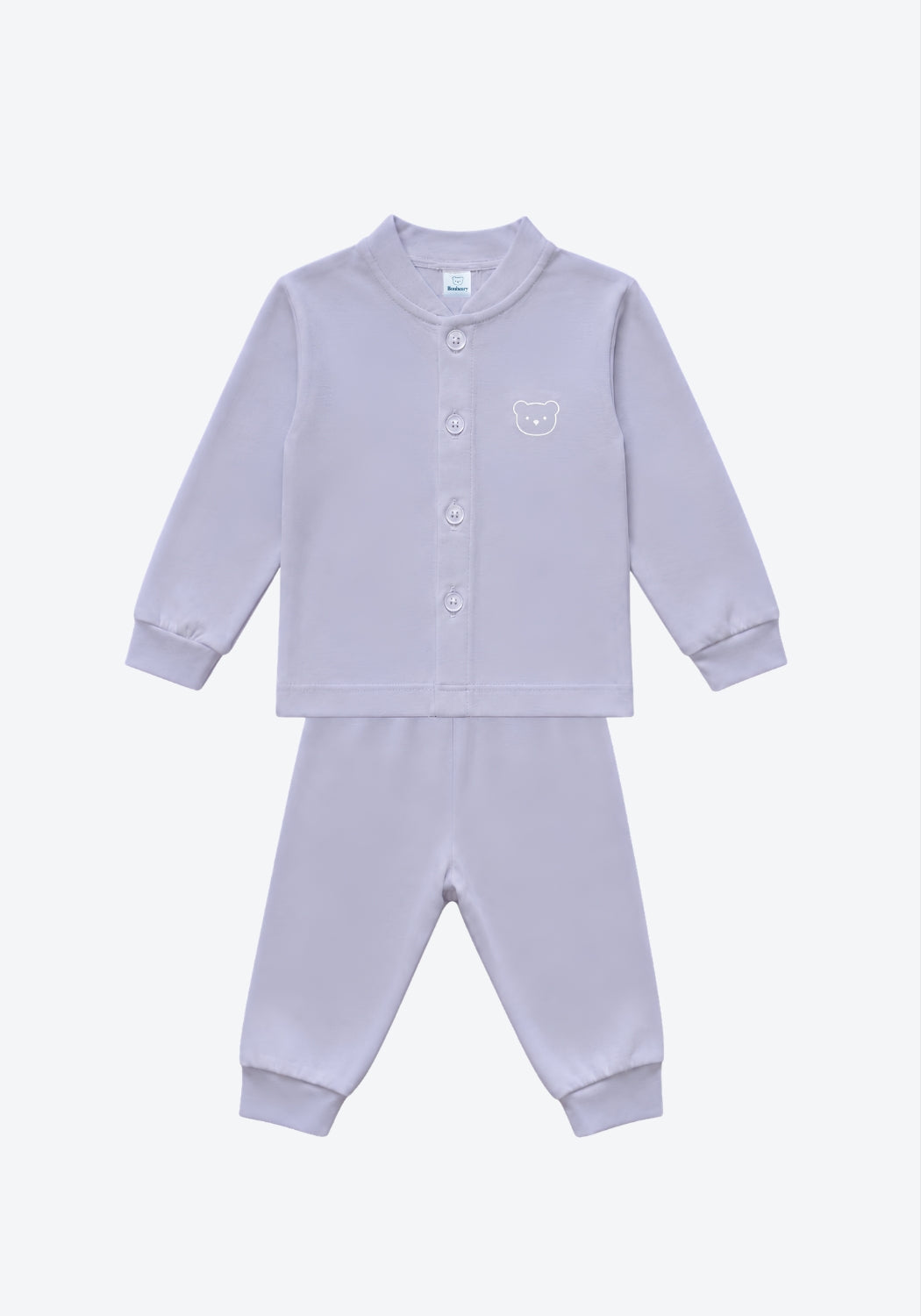 Zoe Long Pyjamas in Sky Grey