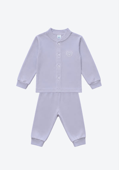 Zoe Long Pyjamas in Sky Grey