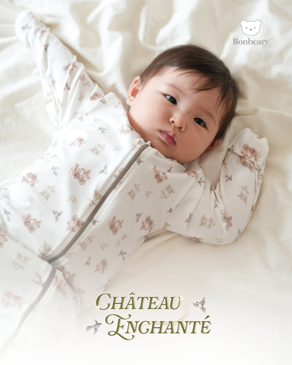 TENCEL™ Sleepsuit in Château Enchanté