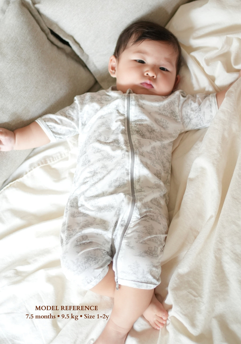 TENCEL™ Romper in Meadow Tales