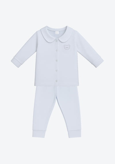 Blair Collar Pyjamas in White
