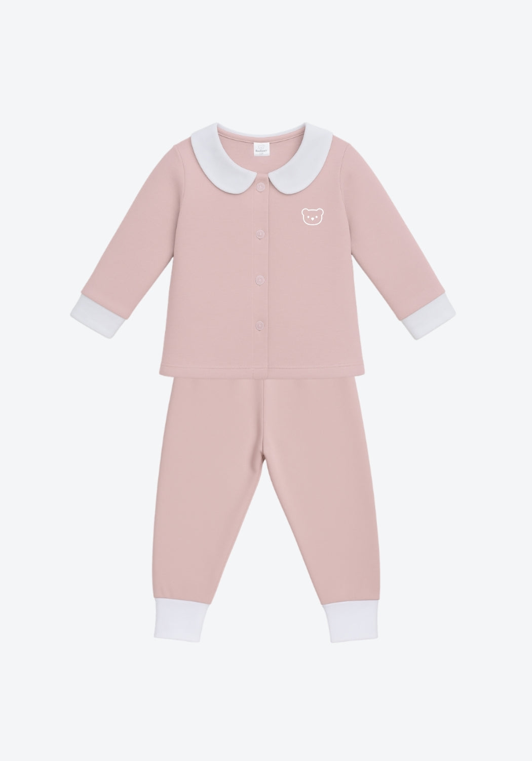 Blair Collar Pyjamas Two-Tone in Blush
